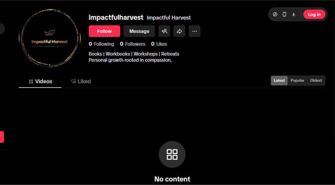 Impactful Harvest - TikTok